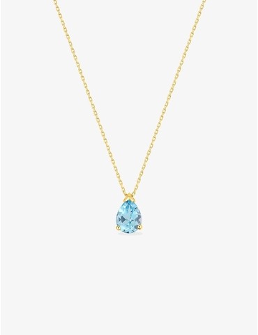 Collier or jaune 375‰ et...
