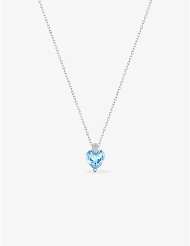 Collier or blanc 375‰ et...
