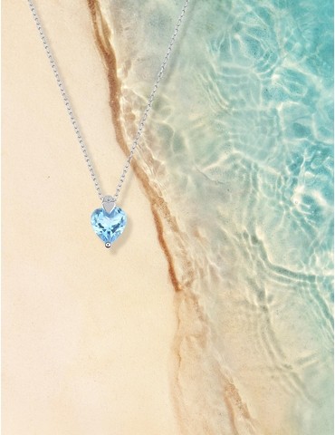 Collier or blanc 375‰ et...