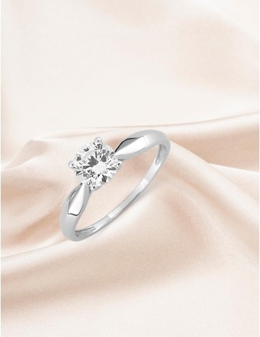 Bague solitaire 4 griffes...