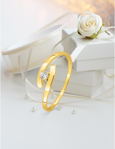 Bague solitaire fantaisie...