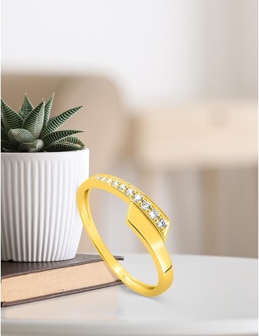 Bague fantaisie or jaune...