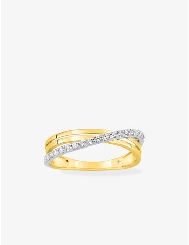 Bague fantaisie or jaune...