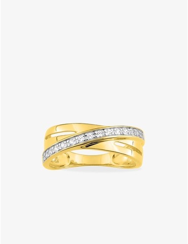 Bague fantaisie or jaune...
