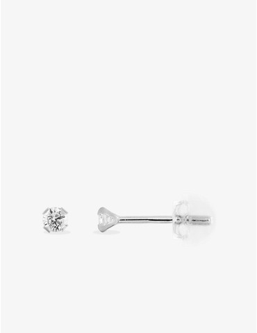 Boucles d'oreilles or blanc...
