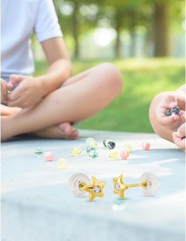 Boucles d'oreilles or jaune...