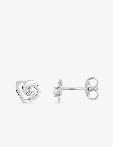 Boucles d'oreilles cœur or...