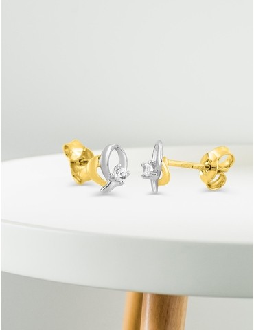 Boucles d'oreilles cœur or...