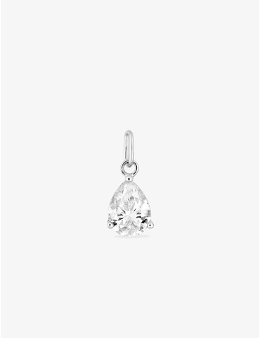 Pendentif or blanc 375 ‰ et...