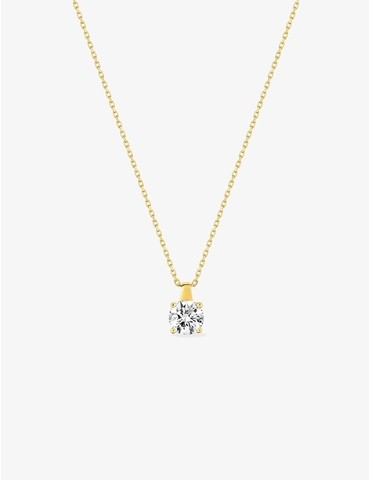 Collier or jaune 375 ‰ et...