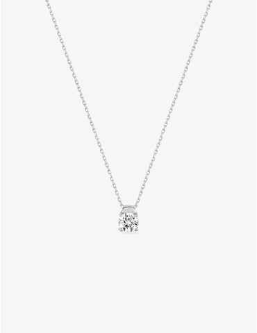 Collier or blanc 375 ‰ et...