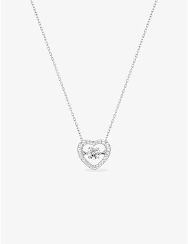 Collier cœur oxydes de...