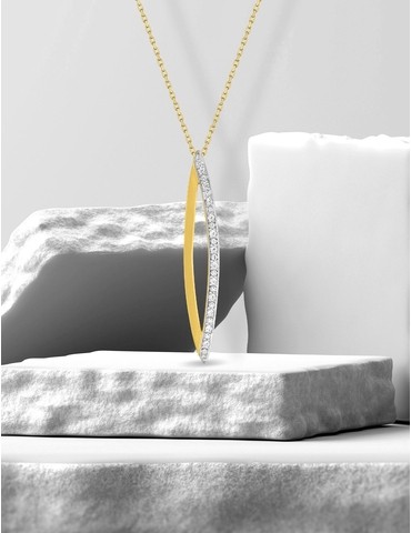 Collier motif en or jaune...
