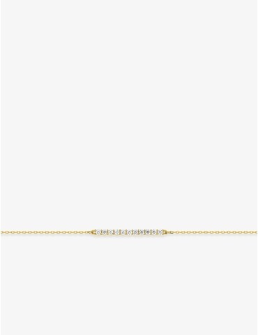 Bracelet or jaune 375‰ et...