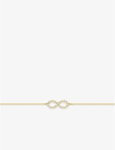 Bracelet infini en or jaune...