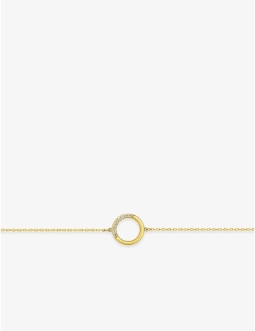 Bracelet cercle en or jaune...