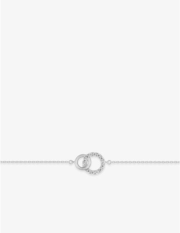 Bracelet cercle en or blanc...