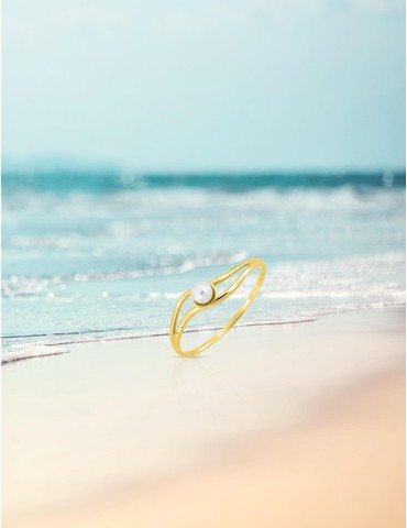 Bague or jaune 375‰ et...
