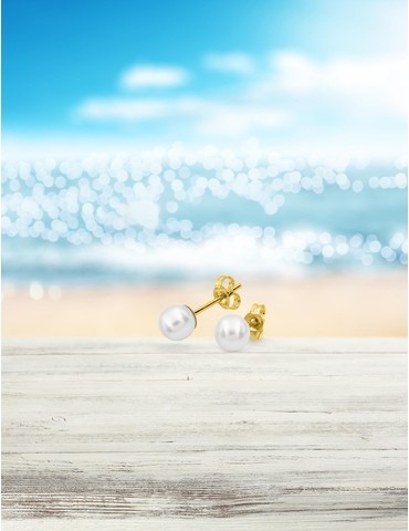 Boucles d'oreilles or jaune...