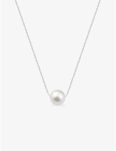 Collier or blanc 375‰ et...