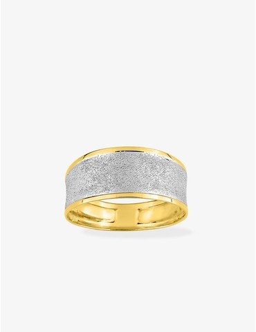 Bague bicolore or jaune 375...