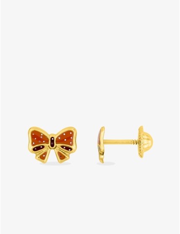 Boucles d'oreilles nœud or...