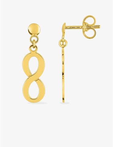 Boucles d'oreilles "infini"...