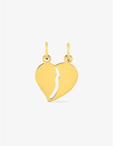 Pendentif cœur sécable en...