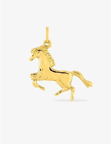 Pendentif cheval en or...
