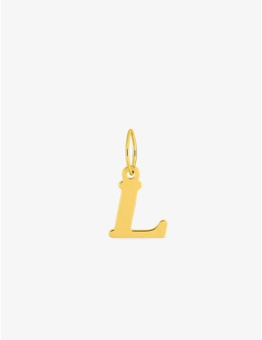 Pendentif lettre L en or...