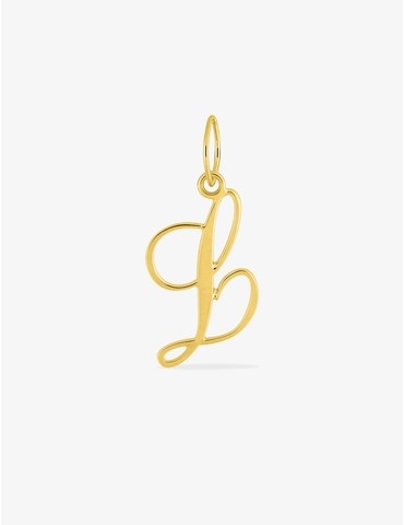 Pendentif lettre L anglaise...