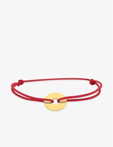 Bracelet cordon rouge motif...
