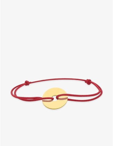 Bracelet cordon rouge motif...