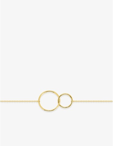 Bracelet double cercle or...