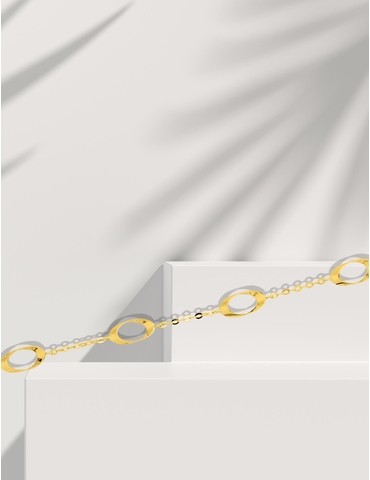 Bracelet fantaisie or jaune...