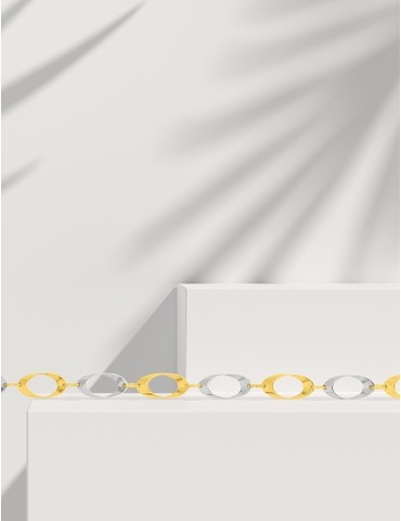 Bracelet fantaisie bicolore...