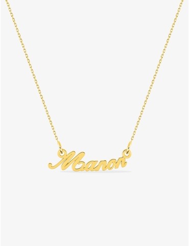 Collier prénom découpé...