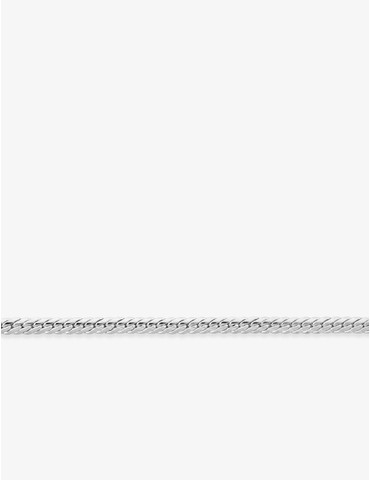 Chaîne anglaise en or blanc...