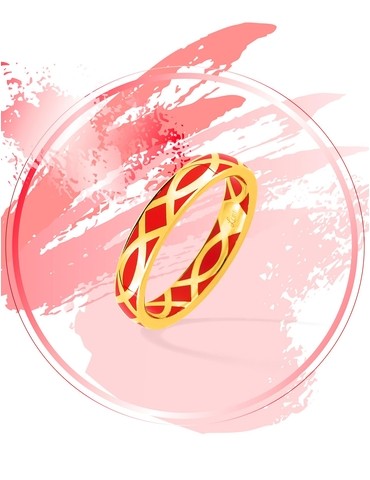 Bague fine Confidence Or...