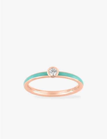 Bague Promesse Or rose...