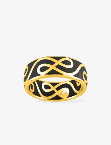 Bague Lorever Or jaune 375‰...