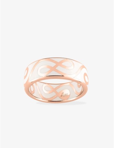 Bague Lorever Or rose 375‰...