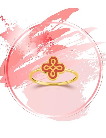 Bague Lorever Or jaune 375‰...