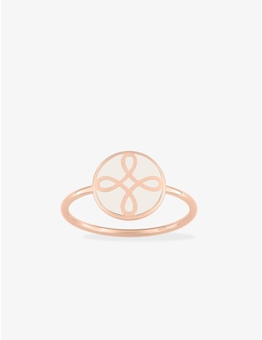 Bague Lorever Or rose 375‰...