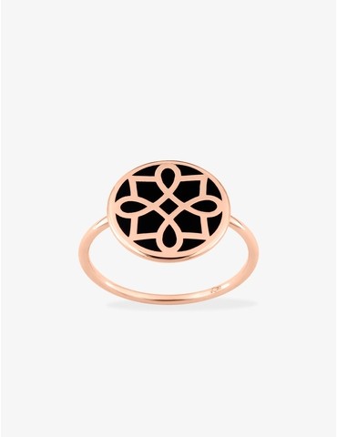 Bague Harmonie Or rose 375‰...