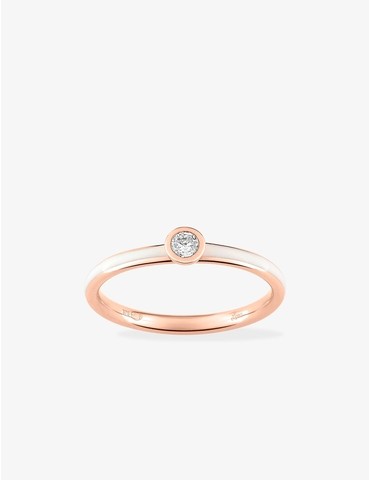 Bague Promesse Or rose...