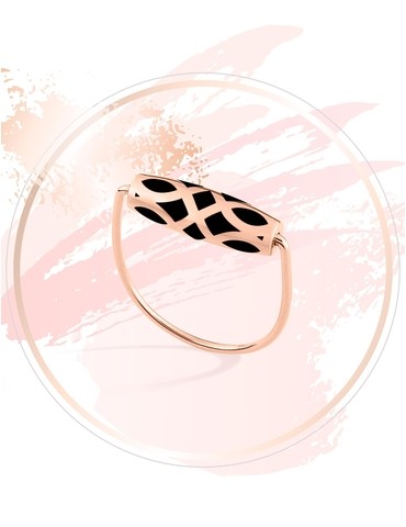 Bague Mélodie Or rose 375‰...