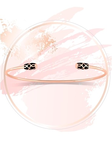 Bracelet jonc Mélodie Or...