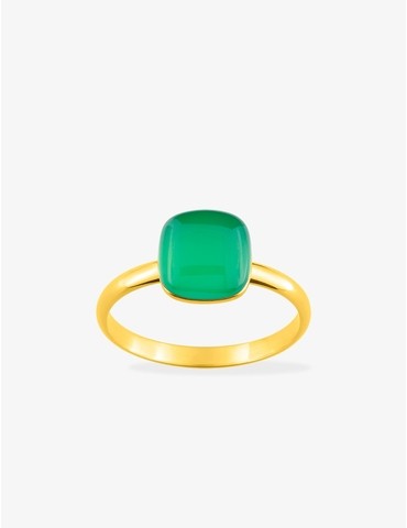Bague or jaune 750 ‰ et...