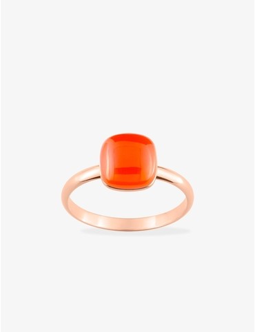 Bague or rose 750 ‰ et...